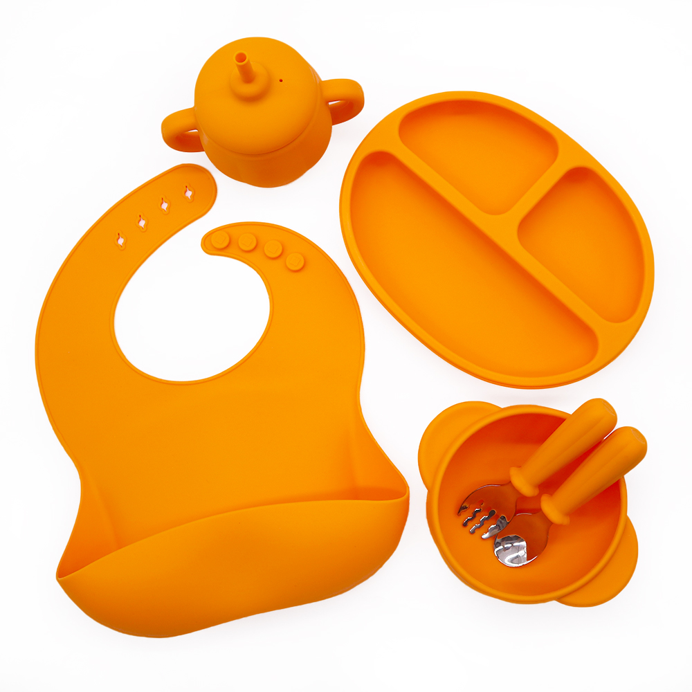 Pumpkin Baby Feeding Set Design